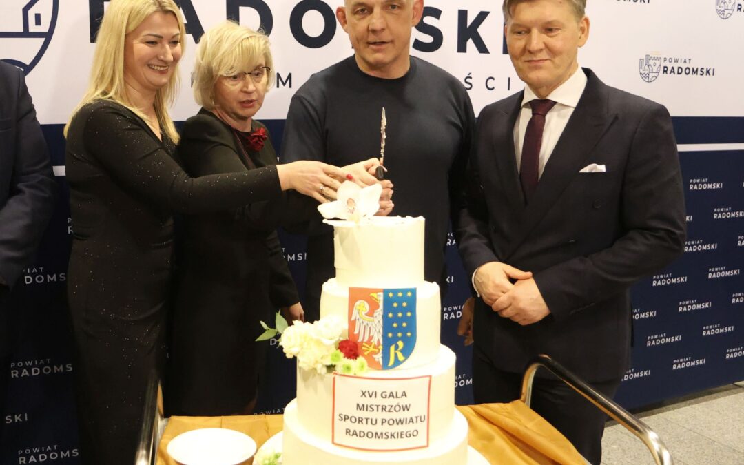 Gala Mistrzów Sportu Powiatu Radomskiego. Nagrodzono najlepszych za 2024 rok
