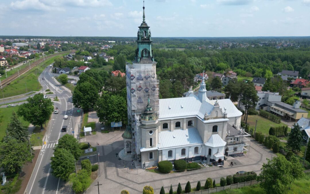 Trwa remont zabytkowego kościoła pw. świętej Barbary w Pionkach
