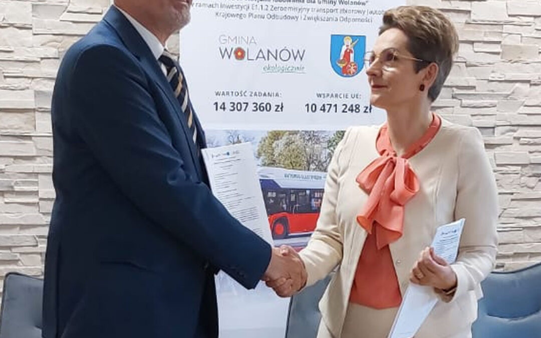 Elektryczne autobusy trafią do gminy Wolanów