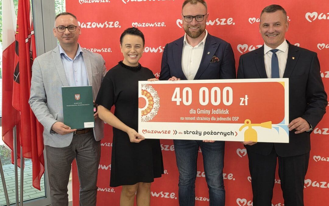 Inwestycje w bezpieczeństwo w gminie Jedlińsk